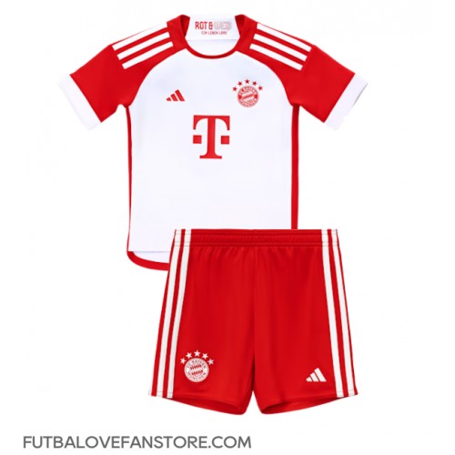 Bayern Munich Leroy Sane #10 Domáci Detský futbalový dres 2023-24 Krátky Rukáv (+ trenírky)